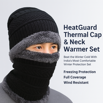 HeatGuard Thermal Cap & Neck Warmer Set